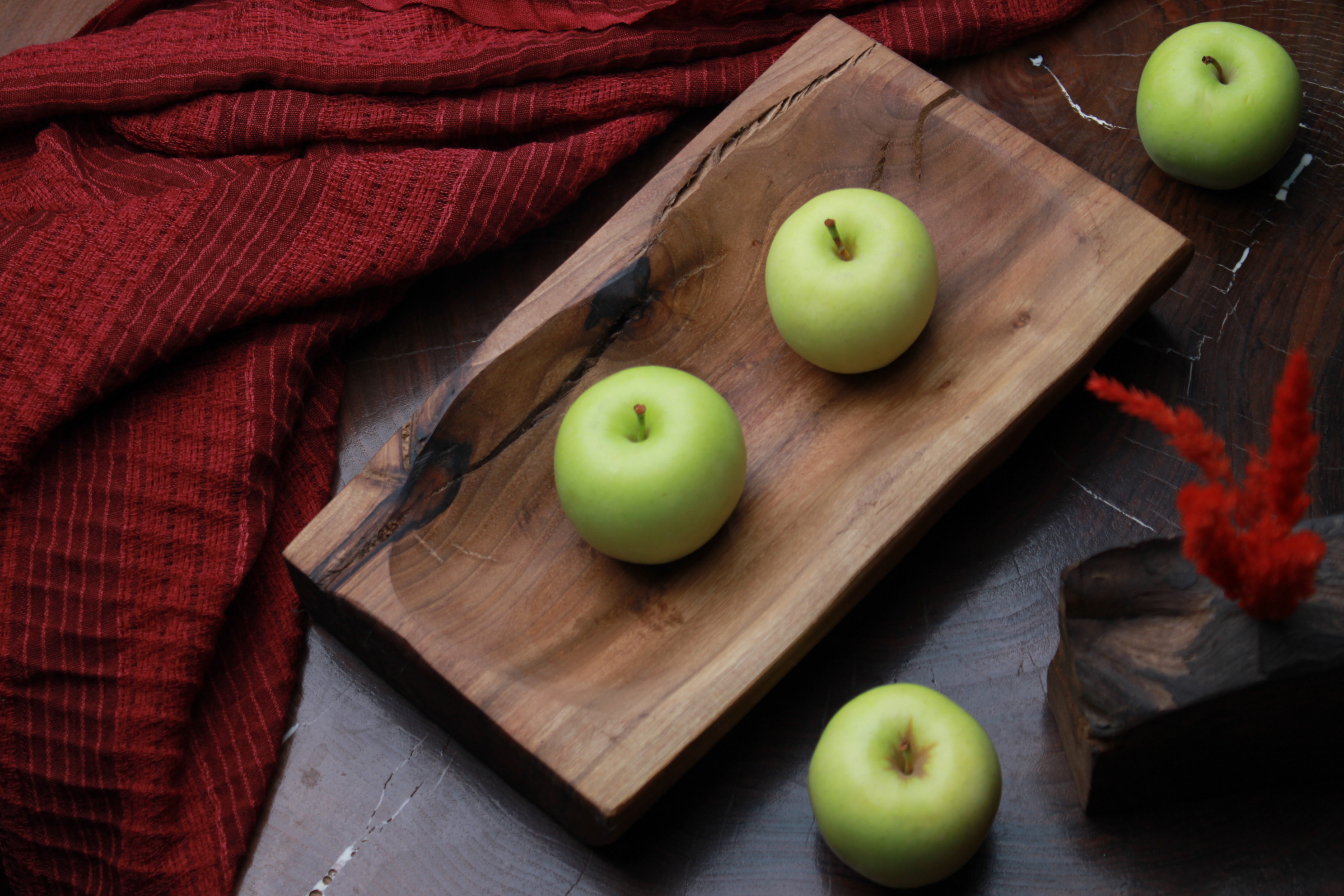 اردو خوری و میوه خوری یک تکه چوب گردو درجه1 و دستساز 