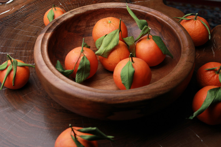 میوه خوری یک تکه و دستساز چوب گردوسیاه وحشی تیرداد